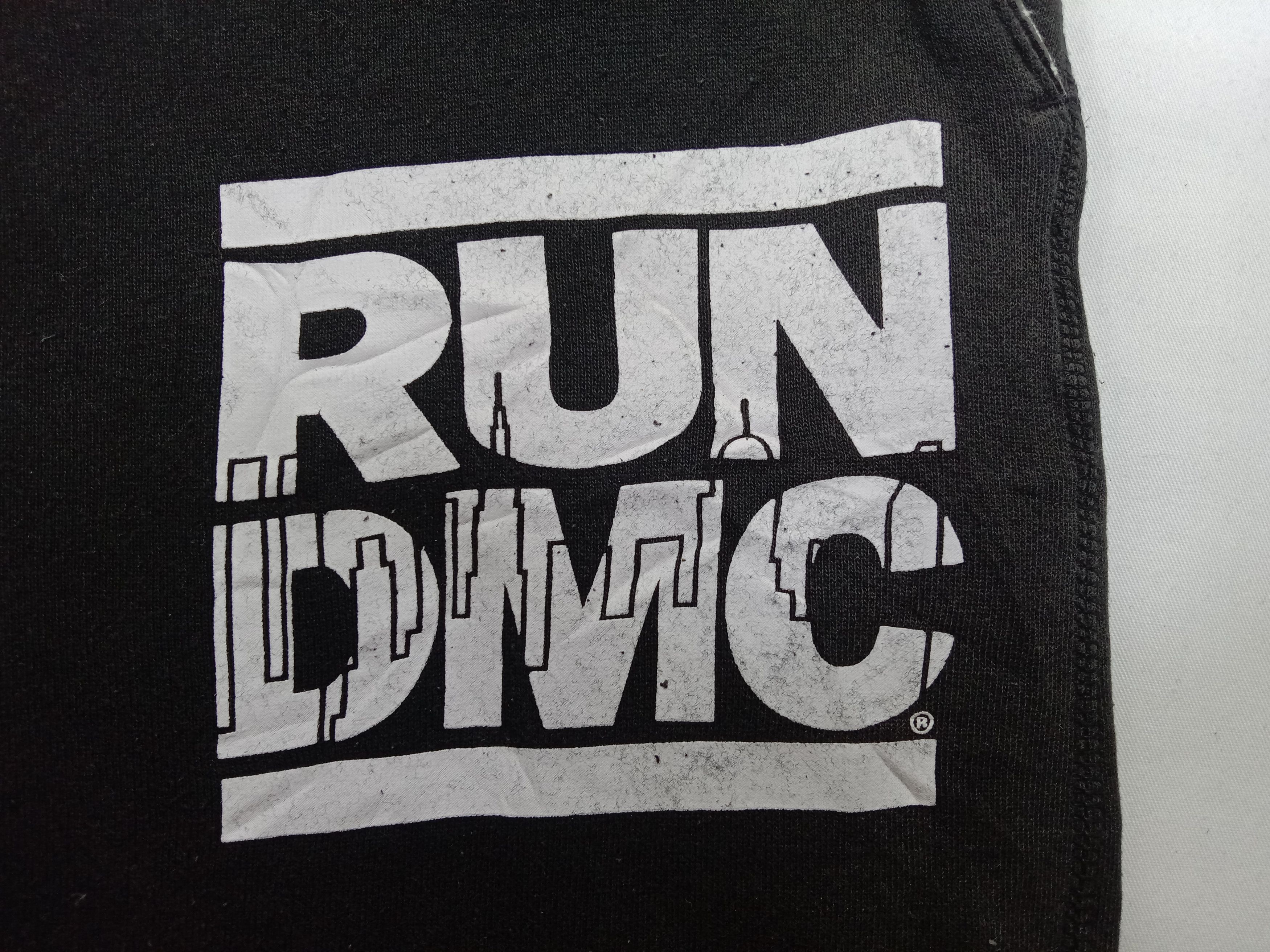 RUN DMC Vintage Run Dmc Black Jogger Pants Size US 33 - 9 Thumbnail