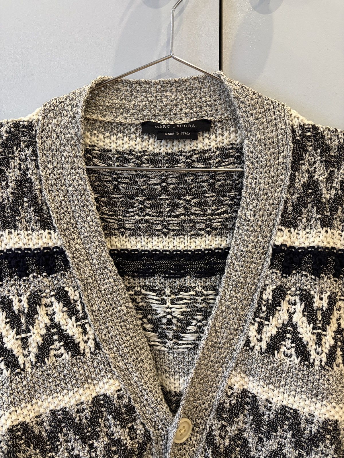 Marc Jacobs Marc Jacobs Pattern Knit Cardigan Made in Italy Size US S / EU 44-46 / 1 - 2 Thumbnail