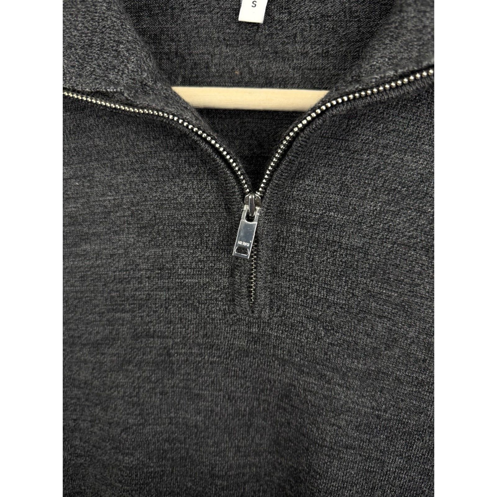 Reiss Reiss Luxury 100% Merino Wool Sweater Polo Long Sleeve Size S Mens Gray Pullover Size US S / EU 44-46 / 1 - 5 Thumbnail