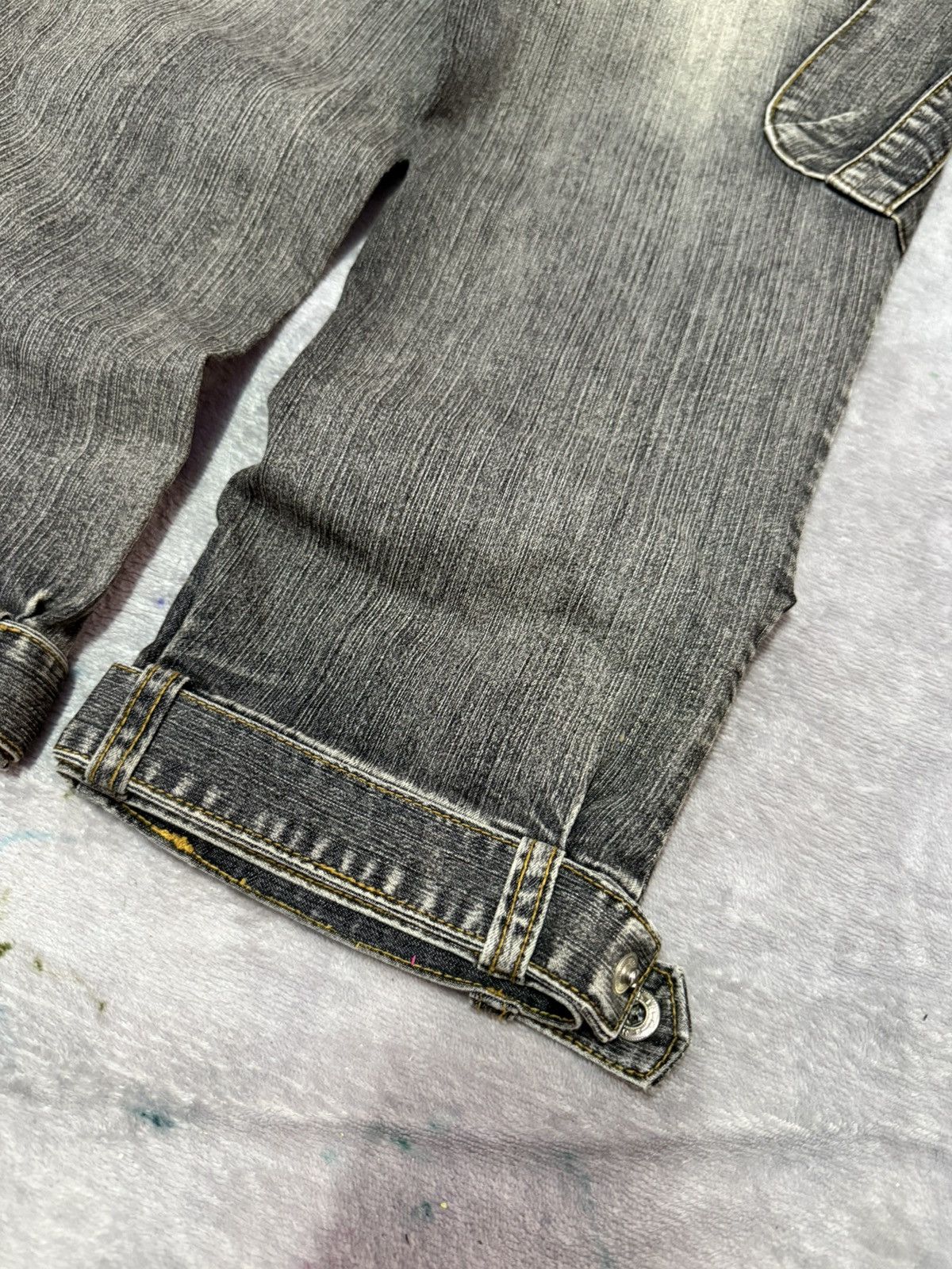 Hysteric Glamour × Japanese Brand Blue Jam Japan Bondage Claw Mark Jeans Short Size 27" / US 4 / IT 40 - 17 Thumbnail