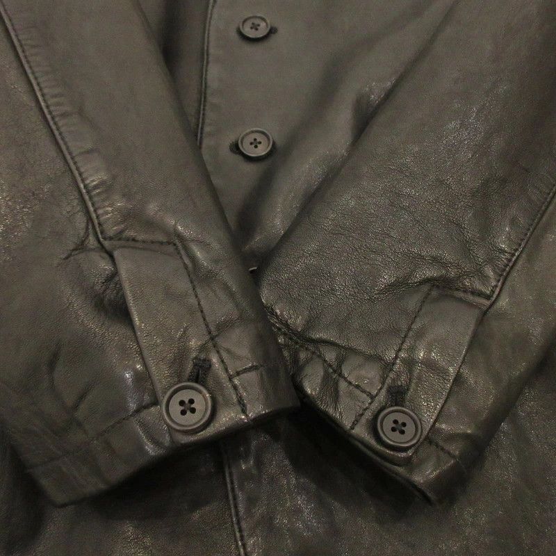 Yohji Yamamoto S'YTE:YOHJI YAMAMOTO TANNED AND WASHED SHEEP LEATHER Size US L / EU 52-54 / 3 - 6 Thumbnail