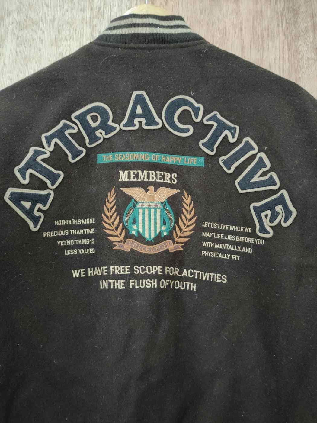 Japanese Brand MacHope Stadium wool varsity jacket vintage #4095 DLAL Size US L / EU 52-54 / 3 - 11 Thumbnail