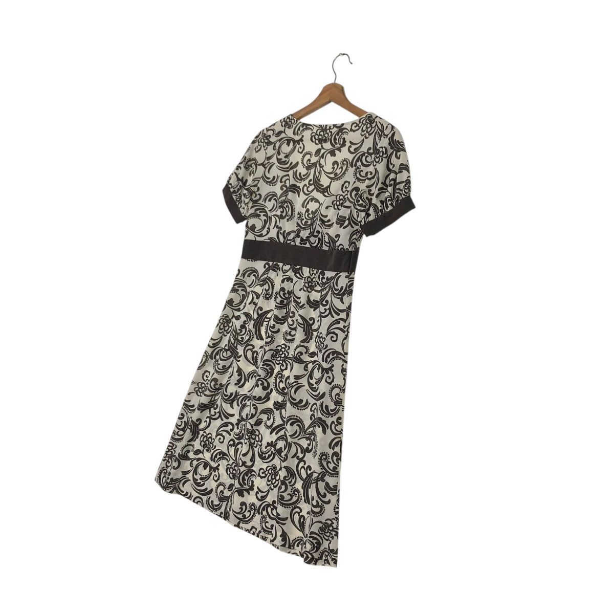 Michel Klein 🔥FULL PRINT DRESS FLORAL MICHEL KLEIN MADE IN JAPAN Size M / US 6-8 / IT 42-44 - 15 Thumbnail