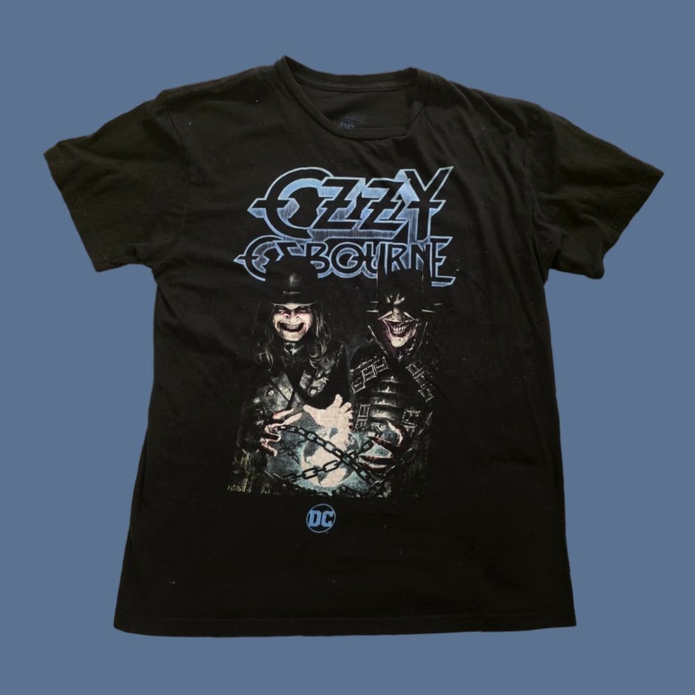 DC Comics VINTAGE DC Comics Dark Nights Heavy Metal Ozzy Osborne T Shirt Batman Joker Black Mens M Size Medium Sized Shirt Size US M / EU 48-50 / 2 - 1 Thumbnail