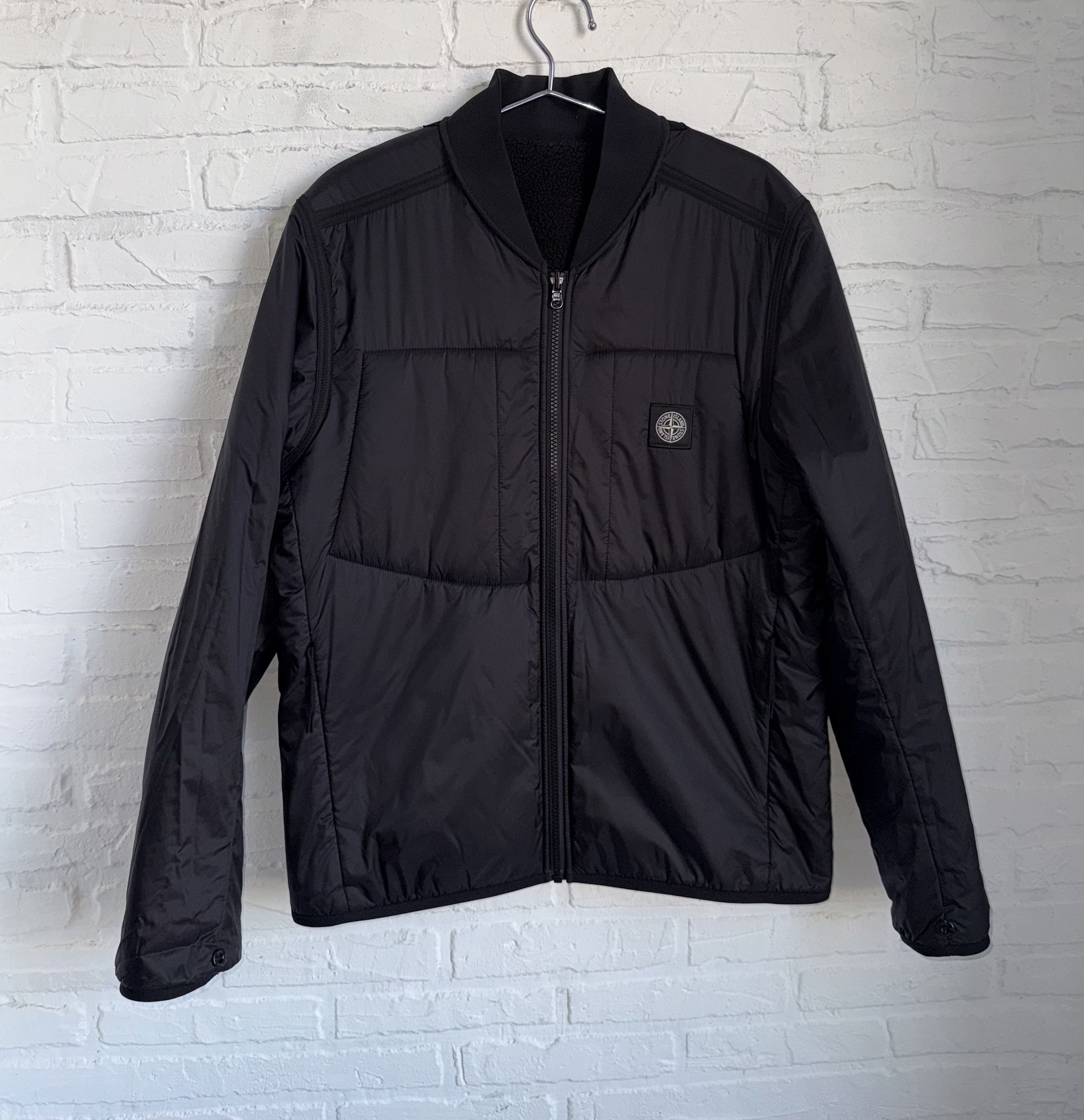 Stone Island Stone Island reversible double sided bomber jacket fleece Size US L / EU 52-54 / 3 - 2 Thumbnail