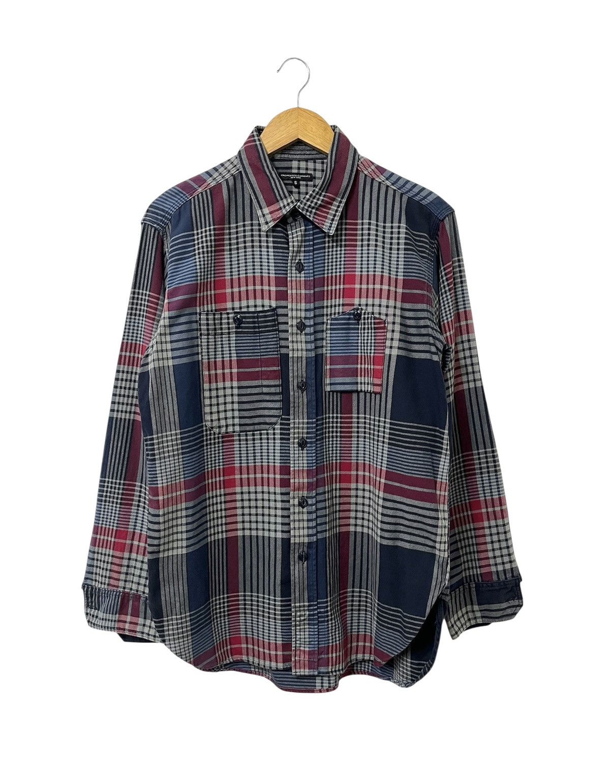 Engineered Garments ENGINEERED GARMENTS CHECKED PLAID WORK SHIRT Size US S / EU 44-46 / 1 - 1 Thumbnail