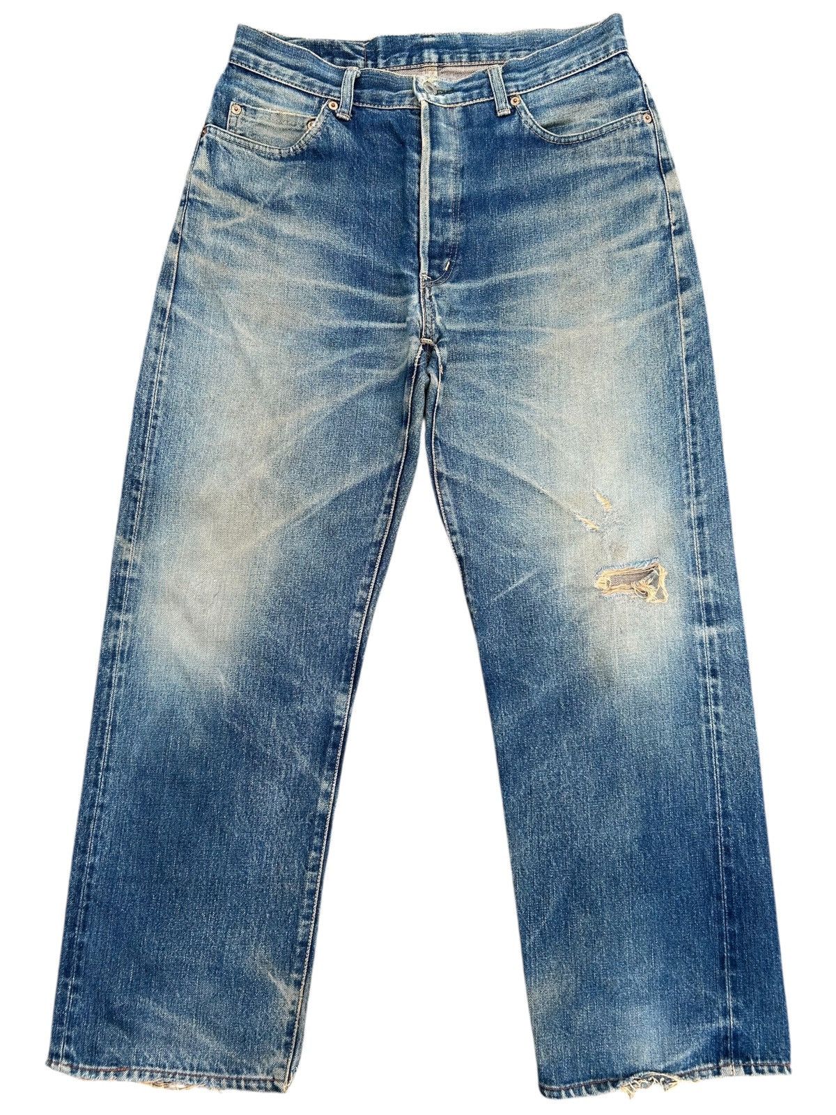 Kapital Vintage HR.Market Selvedge Distressed Denim Jeans Size US 32 / EU 48 - 1 Thumbnail