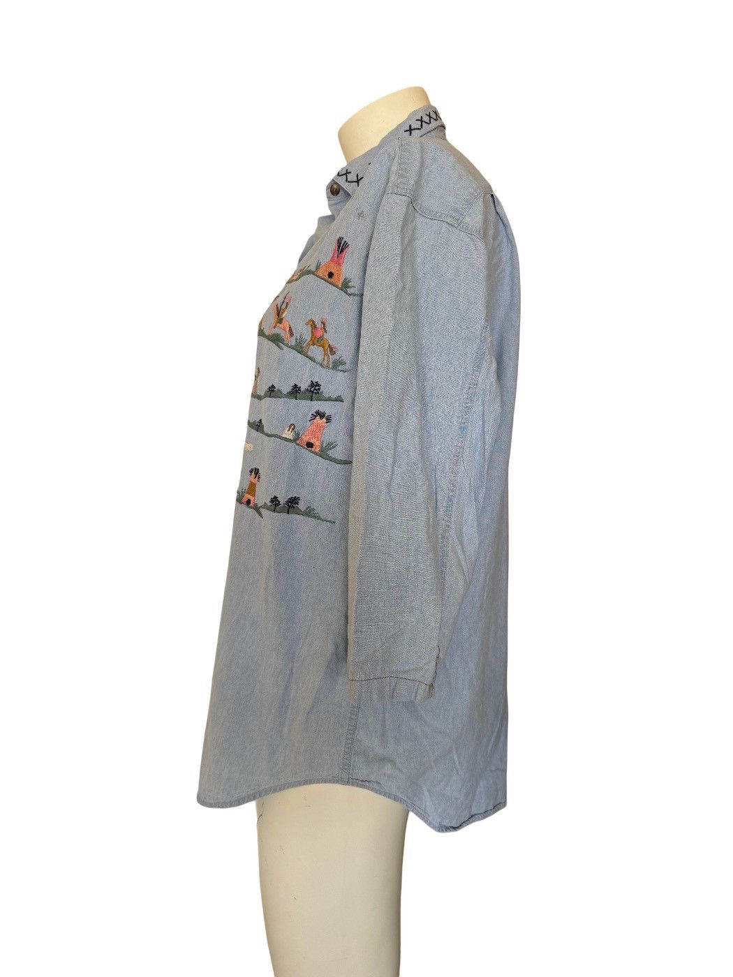 Vintage Cambridge Dry Goods women’s 90s vintage embroidered Indian Size M / US 6-8 / IT 42-44 - 2 Thumbnail
