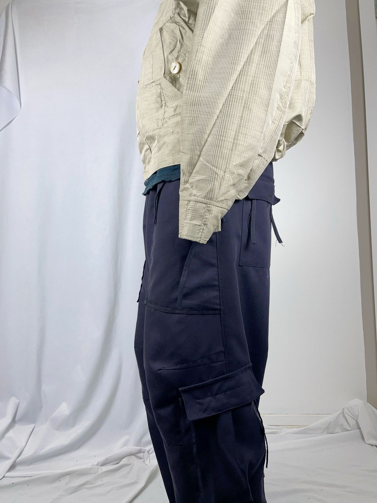 Chorley Oversized pin stripe herrington bomber jacket shell buttons Size US L / EU 52-54 / 3 - 2 Thumbnail
