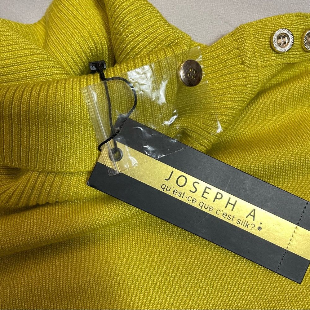 Joseph NWT New Joseph A. Grey Olive Colorblock Knit Pullover Turtl Size S / US 4 / IT 40 - 7 Thumbnail