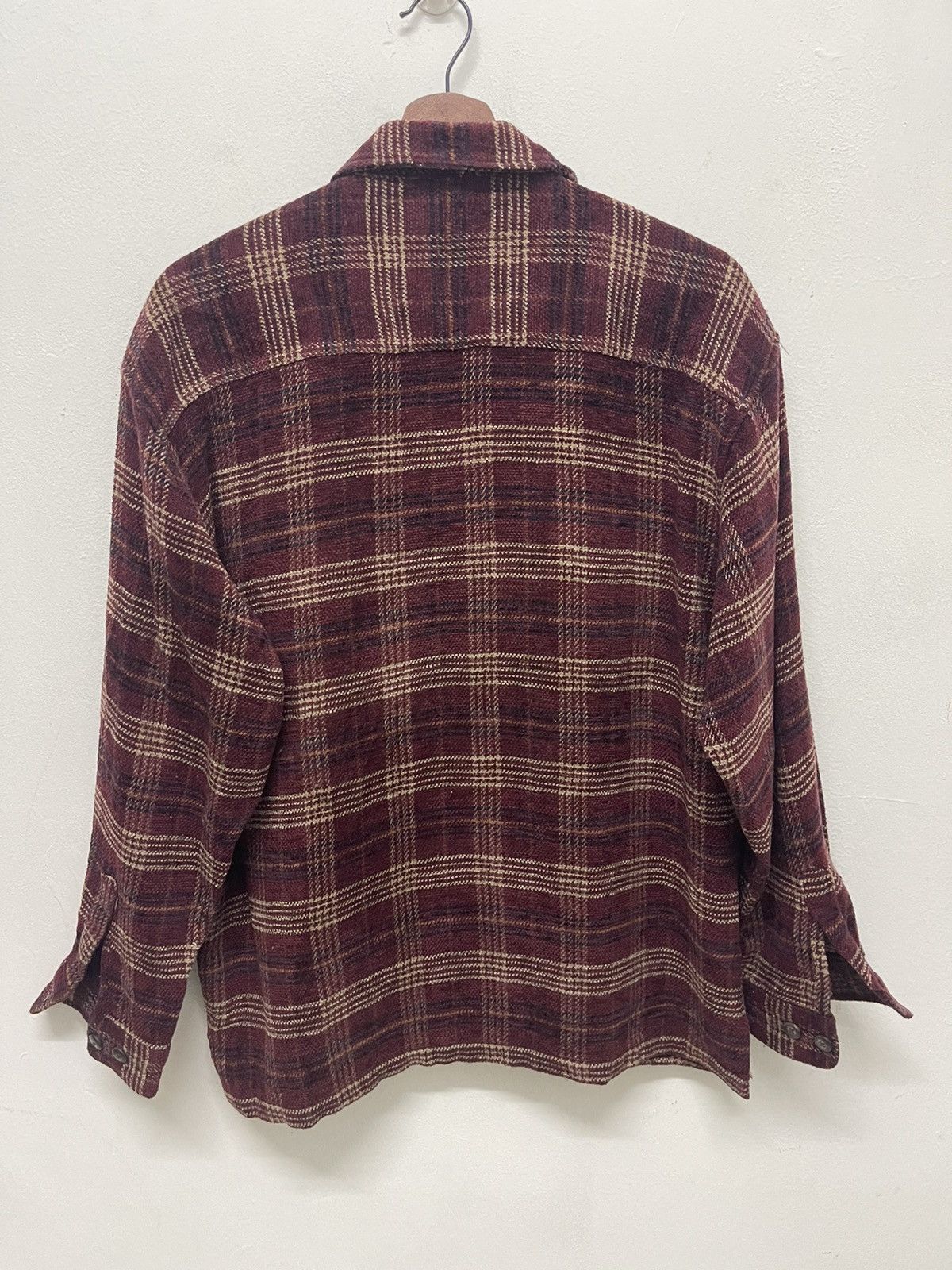 Flannel × Japanese Brand × Vintage Japanese Designer Hybrid Shirt JUNMEN Size US M / EU 48-50 / 2 - 4 Thumbnail