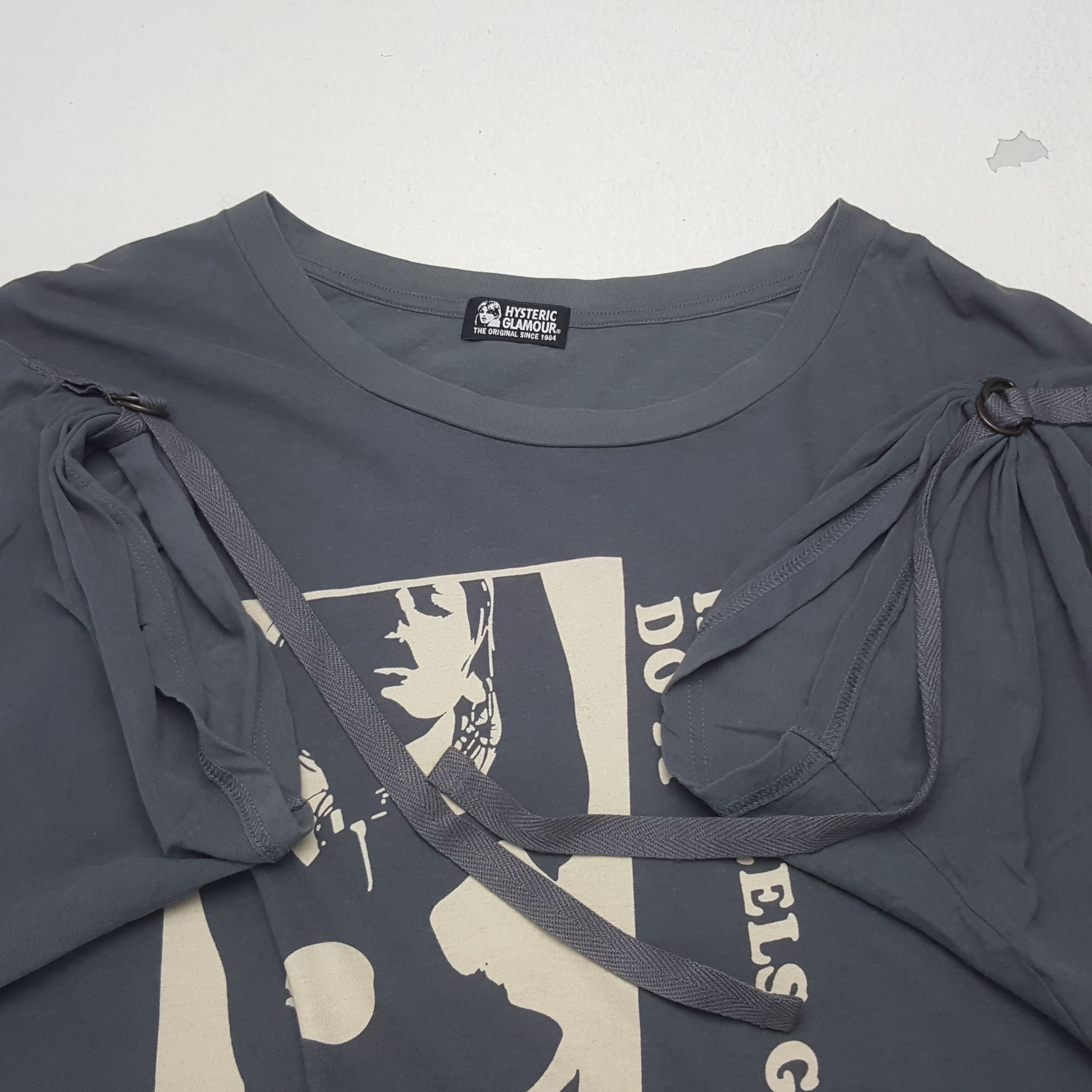 Hysteric Glamour × Japanese Brand × Vintage Vintage Hysteric Glamour Outcast Japanese Brand Rare Tshirt Size XL / US 12-14 / IT 48-50 - 5 Thumbnail
