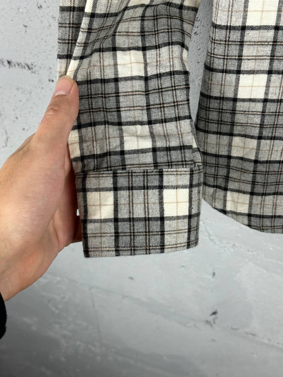 Reiss Reiss Plaid Pocket Shirt White Clean Fit Streetwear Size US M / EU 48-50 / 2 - 8 Thumbnail