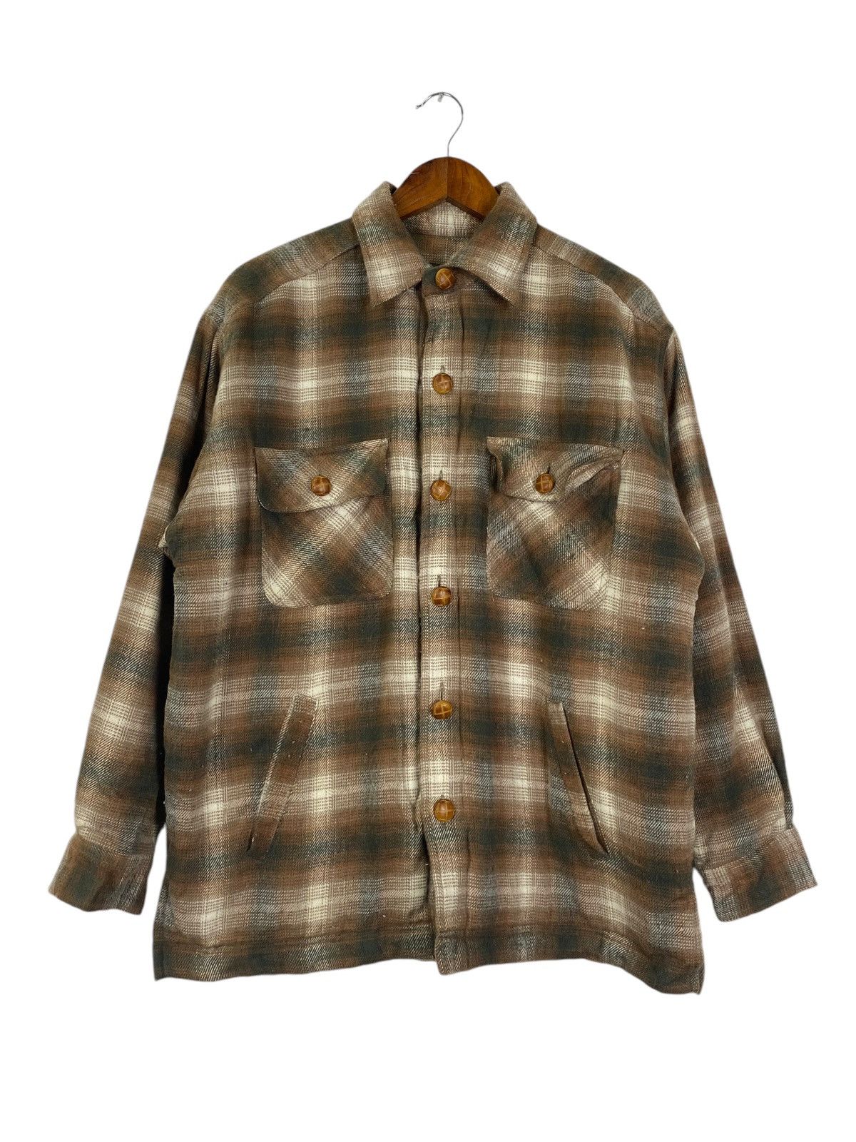 Uniqlo × Vintage Vintage 90s Uniqlo Tartan Jacket Size US M / EU 48-50 / 2 - 1 Thumbnail