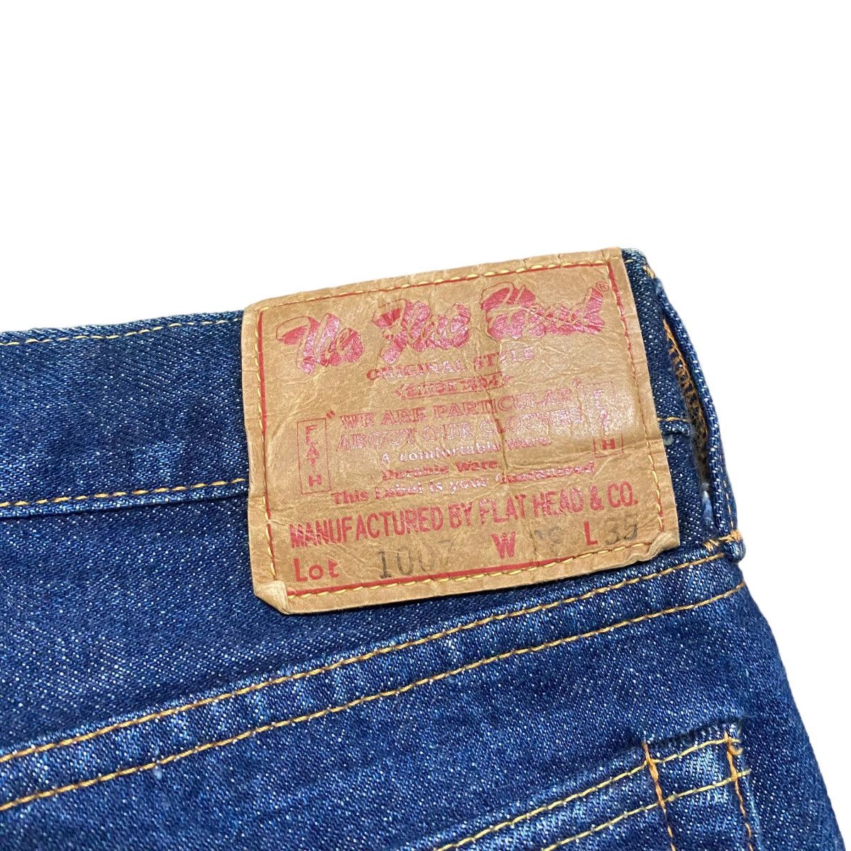 The Flat Head Vintage The Flat Head Denim Flare Jeans Lot1007 Size US 28 / EU 44 - 13 Thumbnail