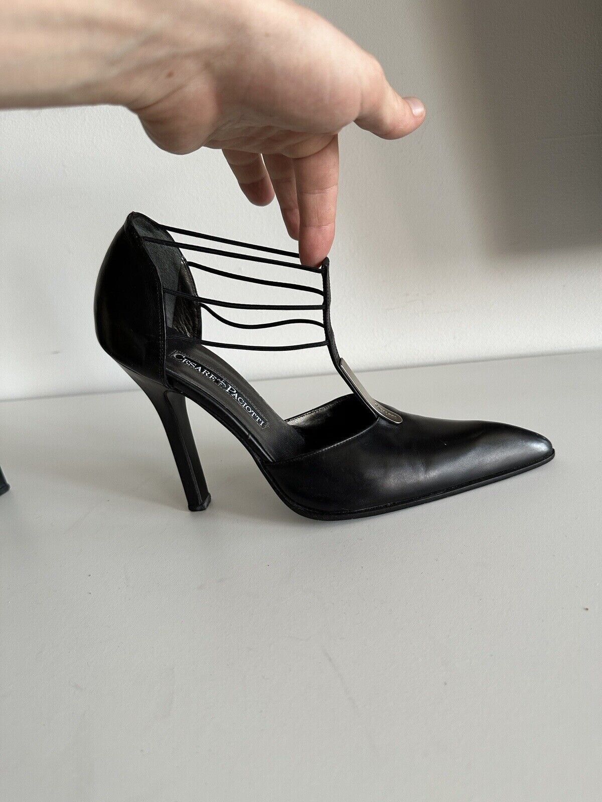 Paciotti Cesare Paciotti Womens Leather Heels size 38.5 Size US 8.5 / IT 38.5 - 4 Thumbnail