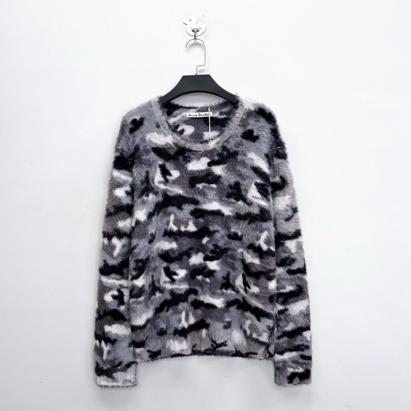 Acne Studios Acne Studios Camouflage Mohair Knit Sweater Size US L / EU 52-54 / 3 - 1 Thumbnail
