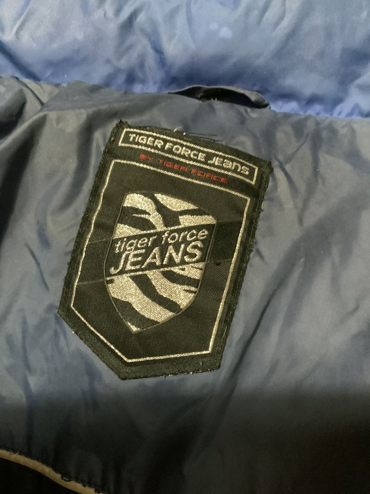 Other Tiger Force Jeans Feather Down Quilted Puffer Zip Jacket Size US M / EU 48-50 / 2 - 4 Thumbnail