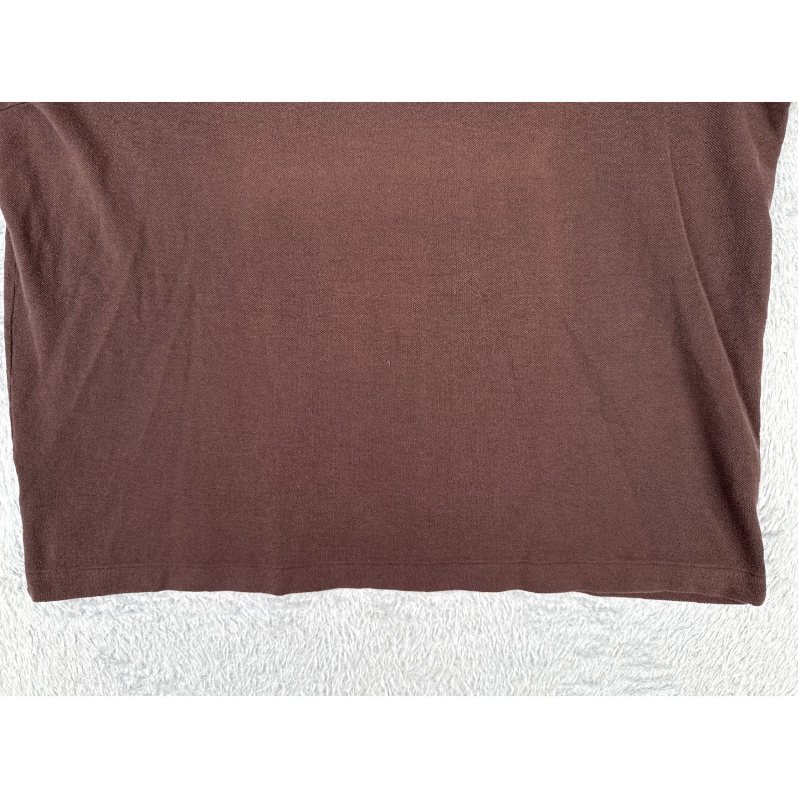 Lacoste Lacoste Shirt Men 7 Brown Short Sleeve Slim 100% Cotton Jersey Classic Designer Mens Size US M / EU 48-50 / 2 - 5 Thumbnail