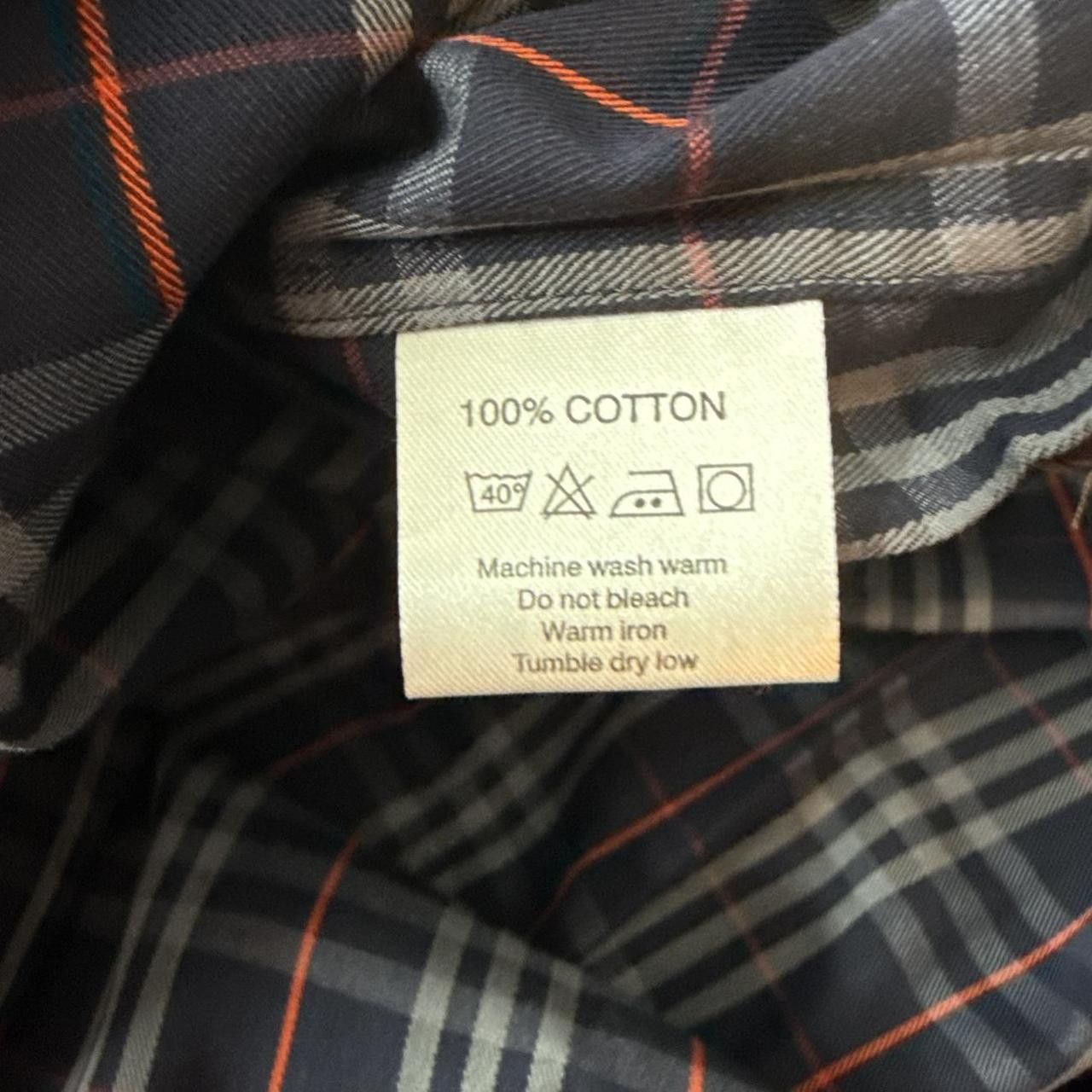 Burberry Burberry Nova Check Shirt Navy Blue Longsleeve Size US M / EU 48-50 / 2 - 5 Thumbnail