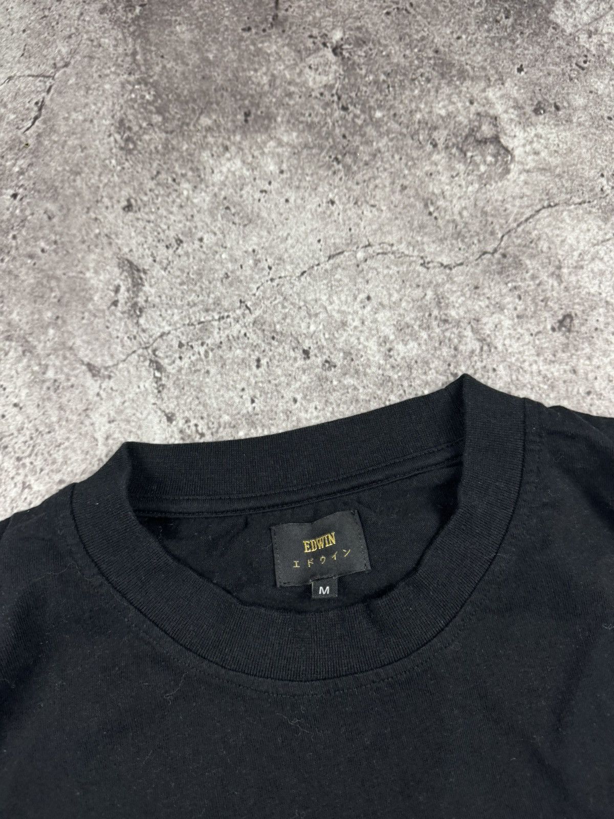 Edwin VINTAGE EDWIN JAPANEESE RARE BIG LOGO ARCHIVE LONG SLEEVE Size US M / EU 48-50 / 2 - 4 Thumbnail