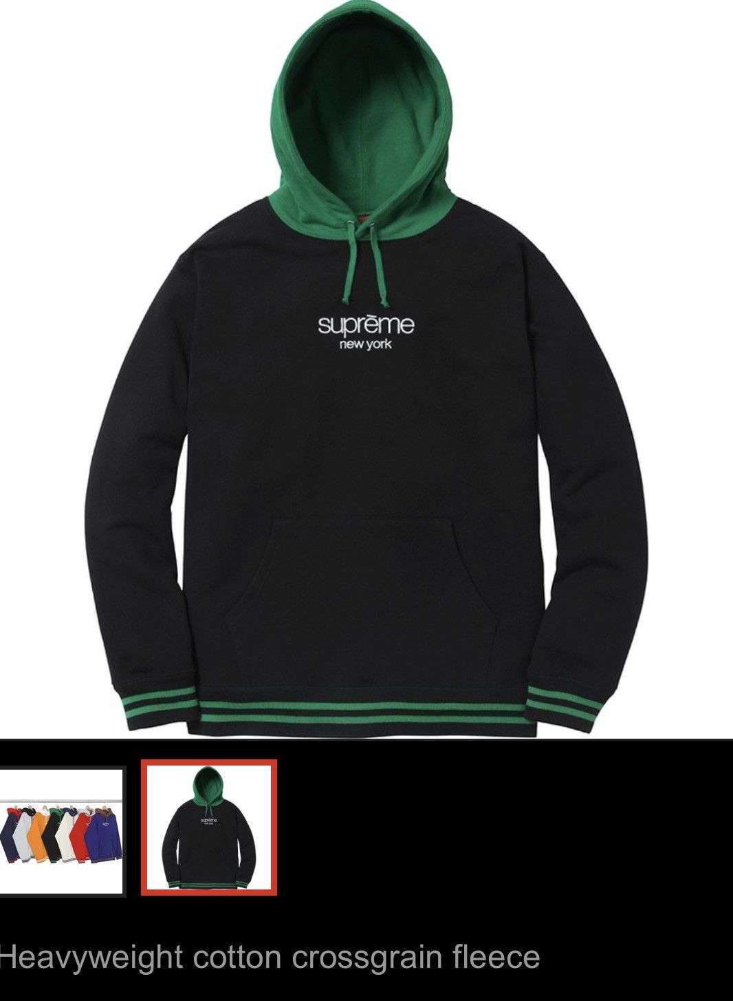 Supreme Supreme classic logo sweatshirt FW15 Size US XL / EU 56 / 4 - 1 Thumbnail