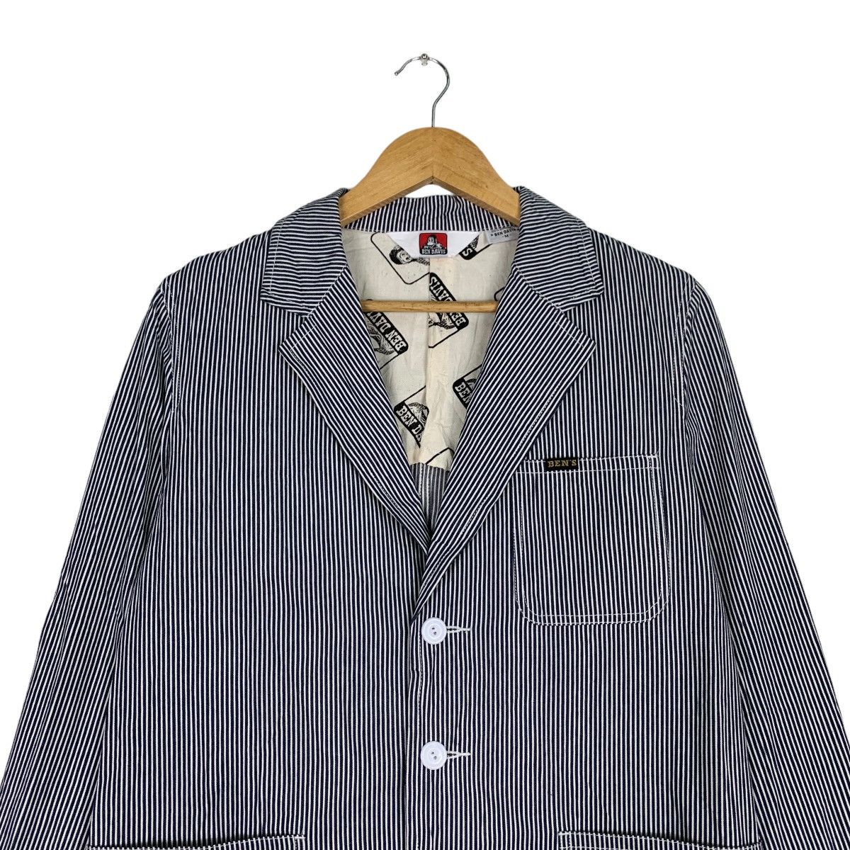 Ben Davis BEN DAVIS Hickory Striped Casual Jacket #1077-C49 Size US M / EU 48-50 / 2 - 2 Thumbnail