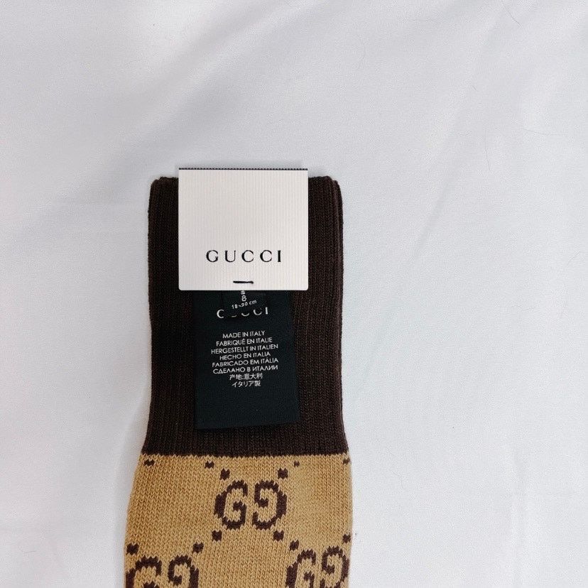 Gucci GG logo socks small Size ONE SIZE - 4 Thumbnail