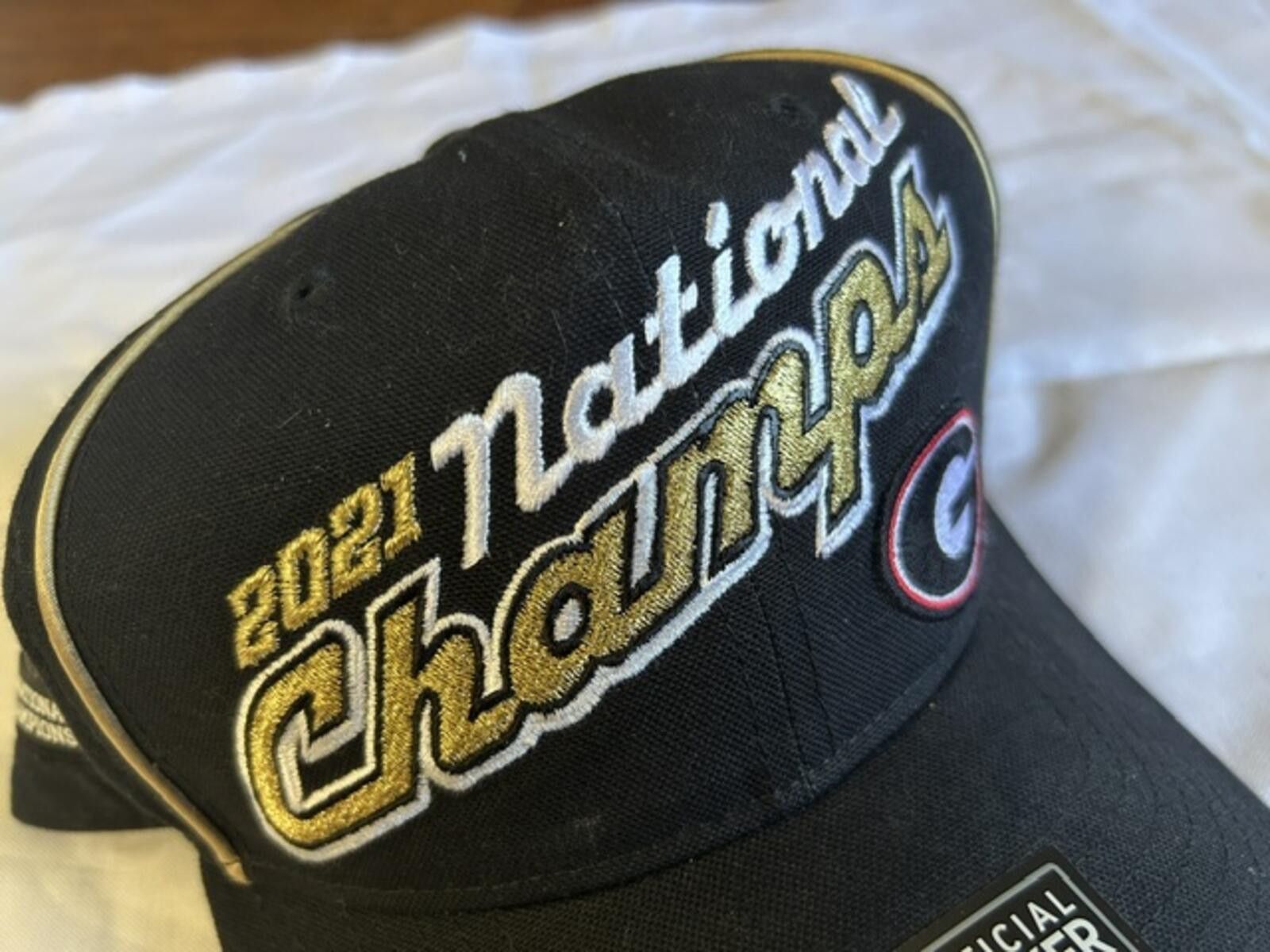 Nike 2021 National Champs Black Nike Locker Room Cap Size ONE SIZE - 1 Thumbnail