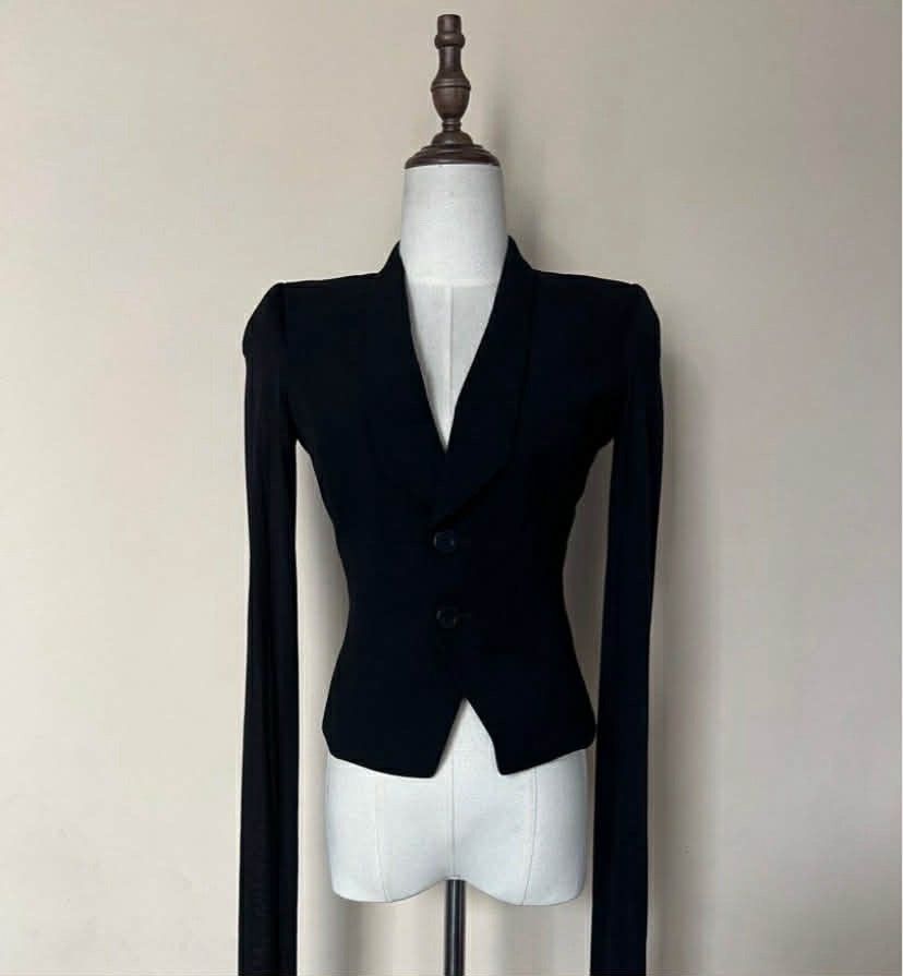 Rick Owens Rick Owens SS17 Black Wool Blazer Size M / US 6-8 / IT 42-44 - 6 Thumbnail