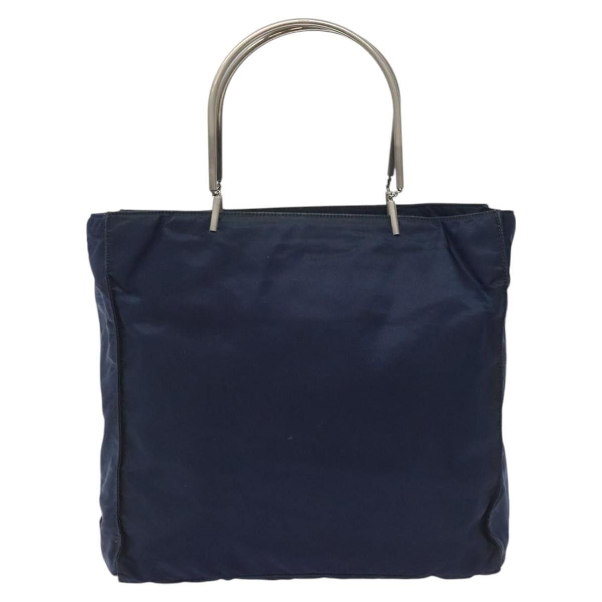 Prada Tessuto Navy Synthetic Tote Bag (Pre-Owned) Size ONE SIZE - 1 Thumbnail
