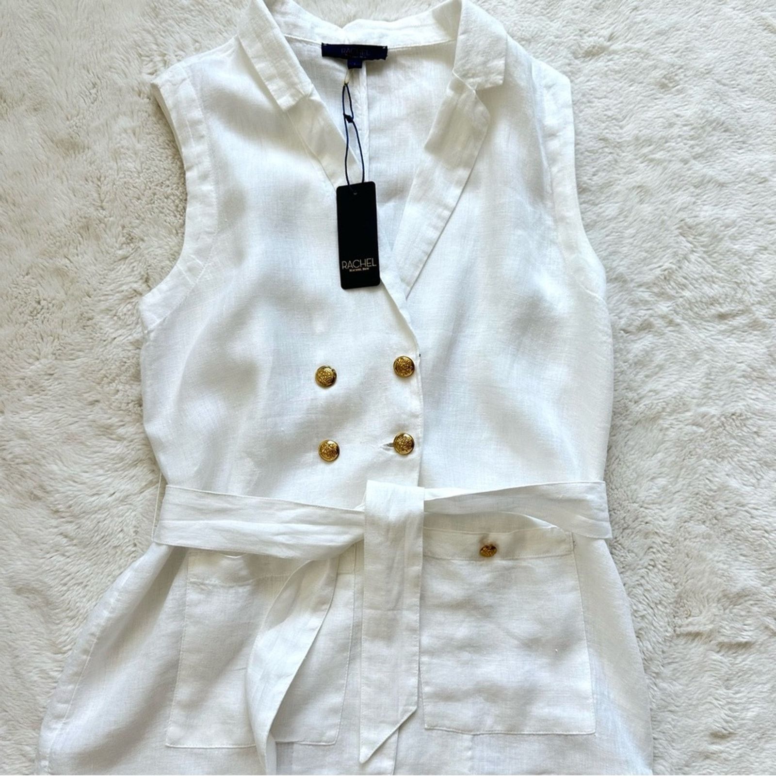 Other NWT!!! Rachel Roy women tank linen top size L Size L / US 10 / IT 46 - 4 Thumbnail