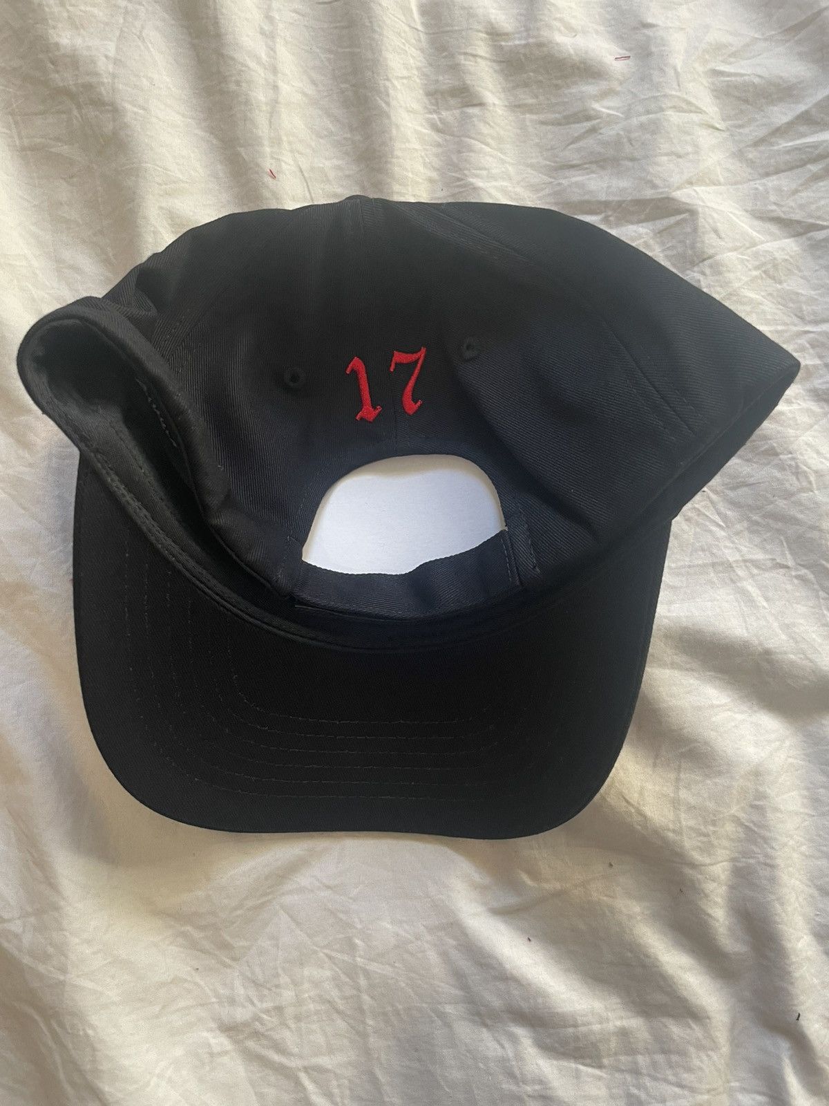 Revenge Revenge XXXTentacion 17 Embroidered Cap Black Red Size ONE SIZE - 3 Thumbnail
