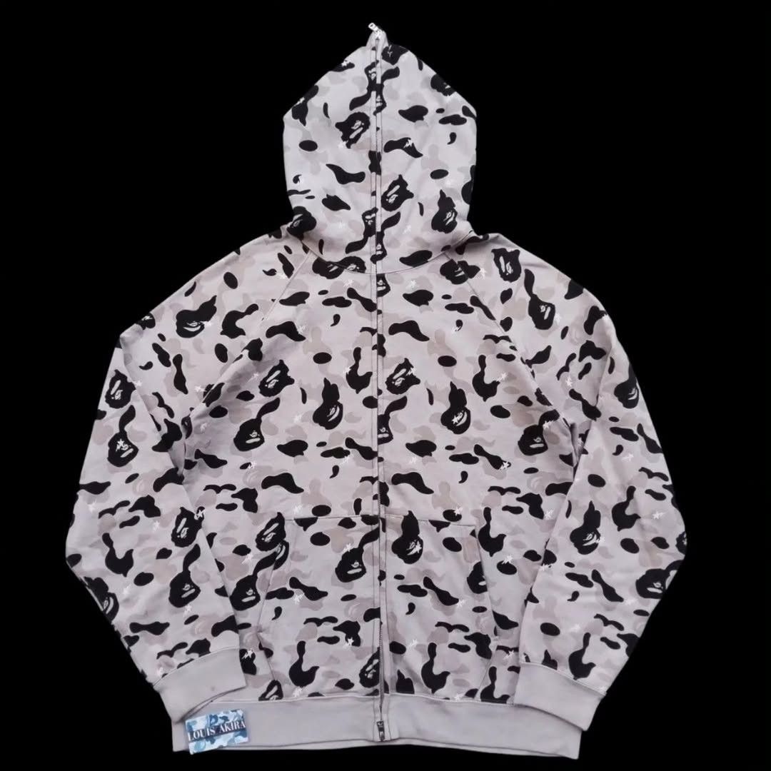 2010 BAPE STA Aoyama Camo Full Zip Hoodie
