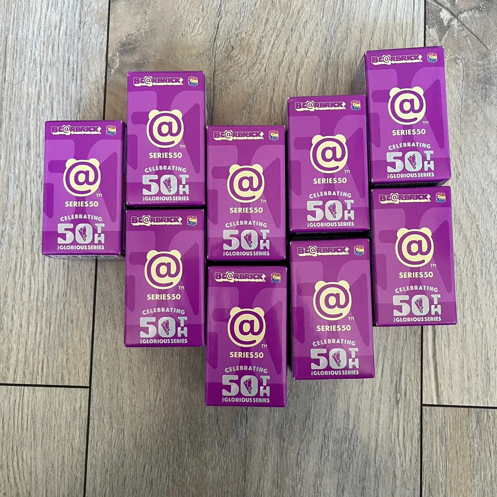 Medicom Toy 9x Medicom Toy Be@rbrick 100% Series 50 Blind Box Size ONE SIZE - 1 Thumbnail
