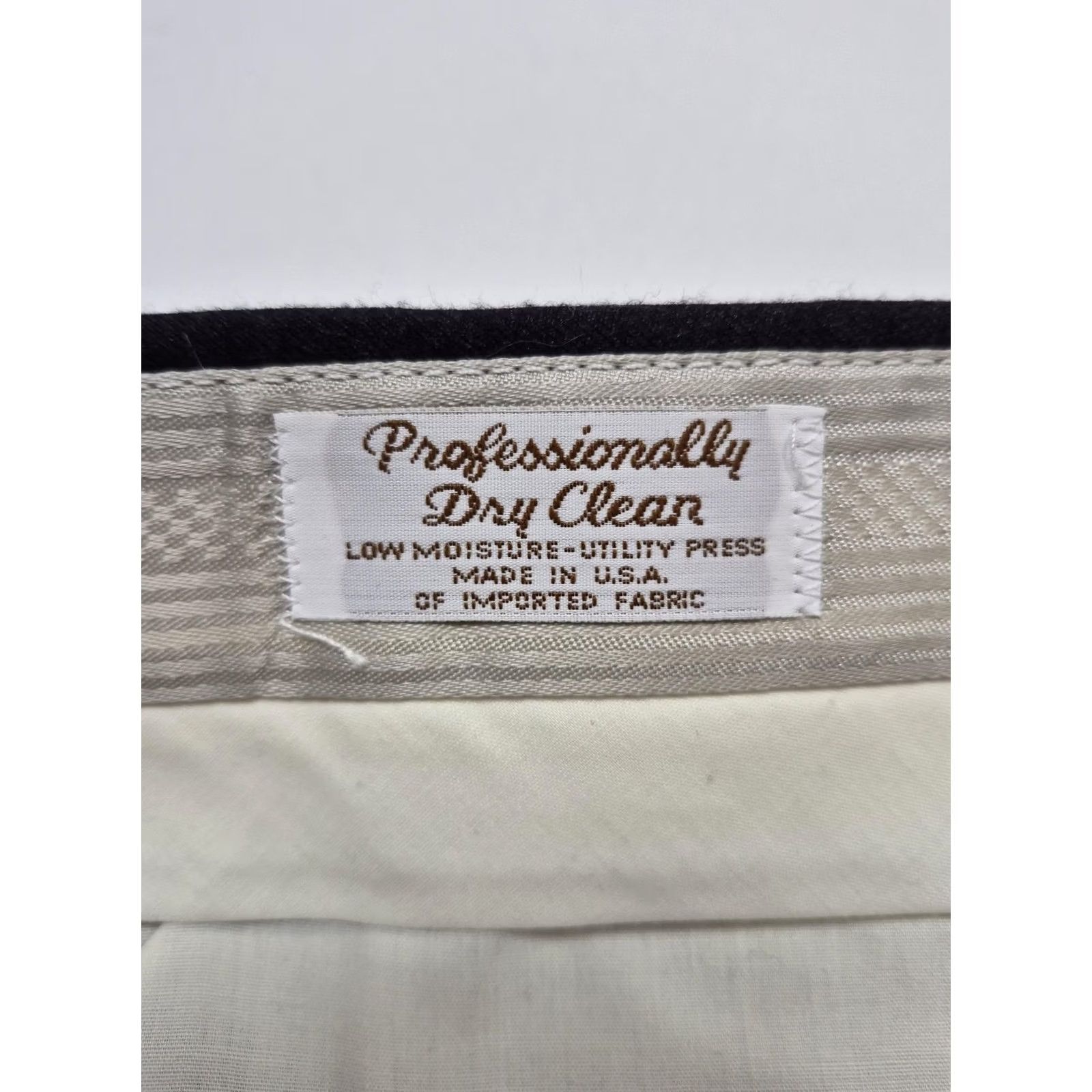 Vintage Fioravanti Dress Pants Mens 44 Regular Gray Wool Pleated Straight Classic Fit Back Welt Pockets Mens Size US 44 / EU 60 - 4 Thumbnail