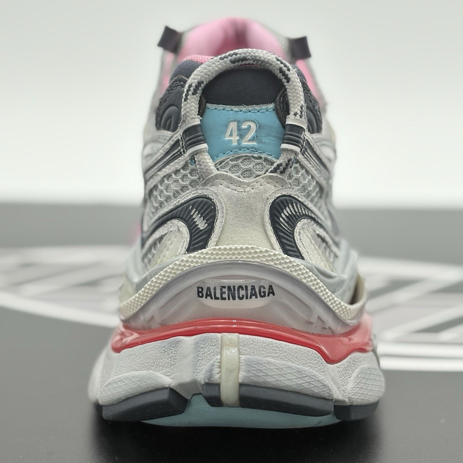 Balenciaga Balenciaga Runner ' Grey Pink Blue ' | SUPER CLEAN! Size US 9 / EU 42 - 3 Thumbnail