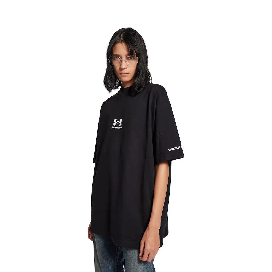 Balenciaga × Under Armour o1bcso1str0525 Under Armour® Unisex T-Shirt Medium Fit Size XS / US 0-2 / IT 36-38 - 5 Thumbnail