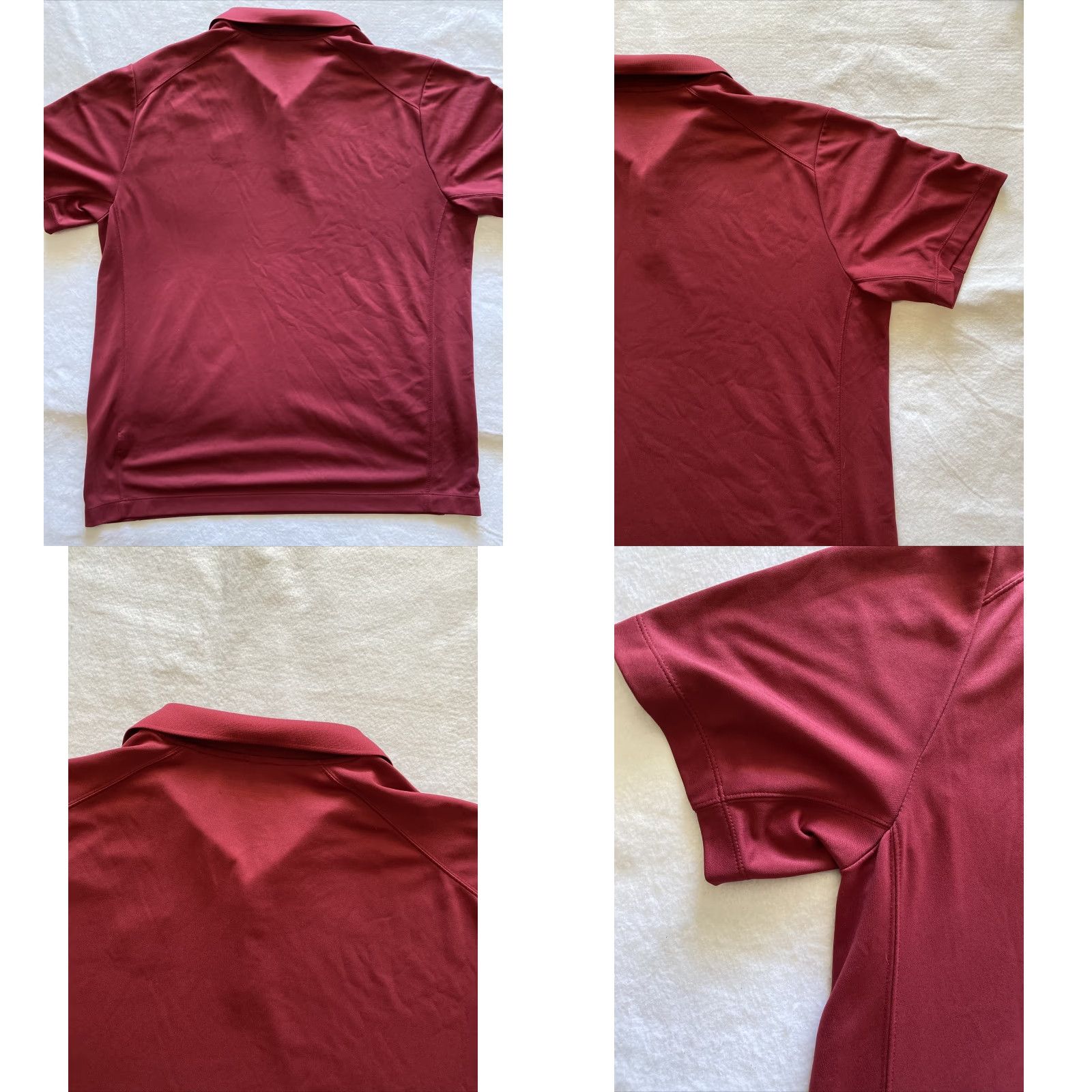 Nike Nike Golf Dri-FIT Tour Performance Polo Shirt Mens XL Maroon Burgundy Mint/15-22 Size US XL / EU 56 / 4 - 8 Thumbnail