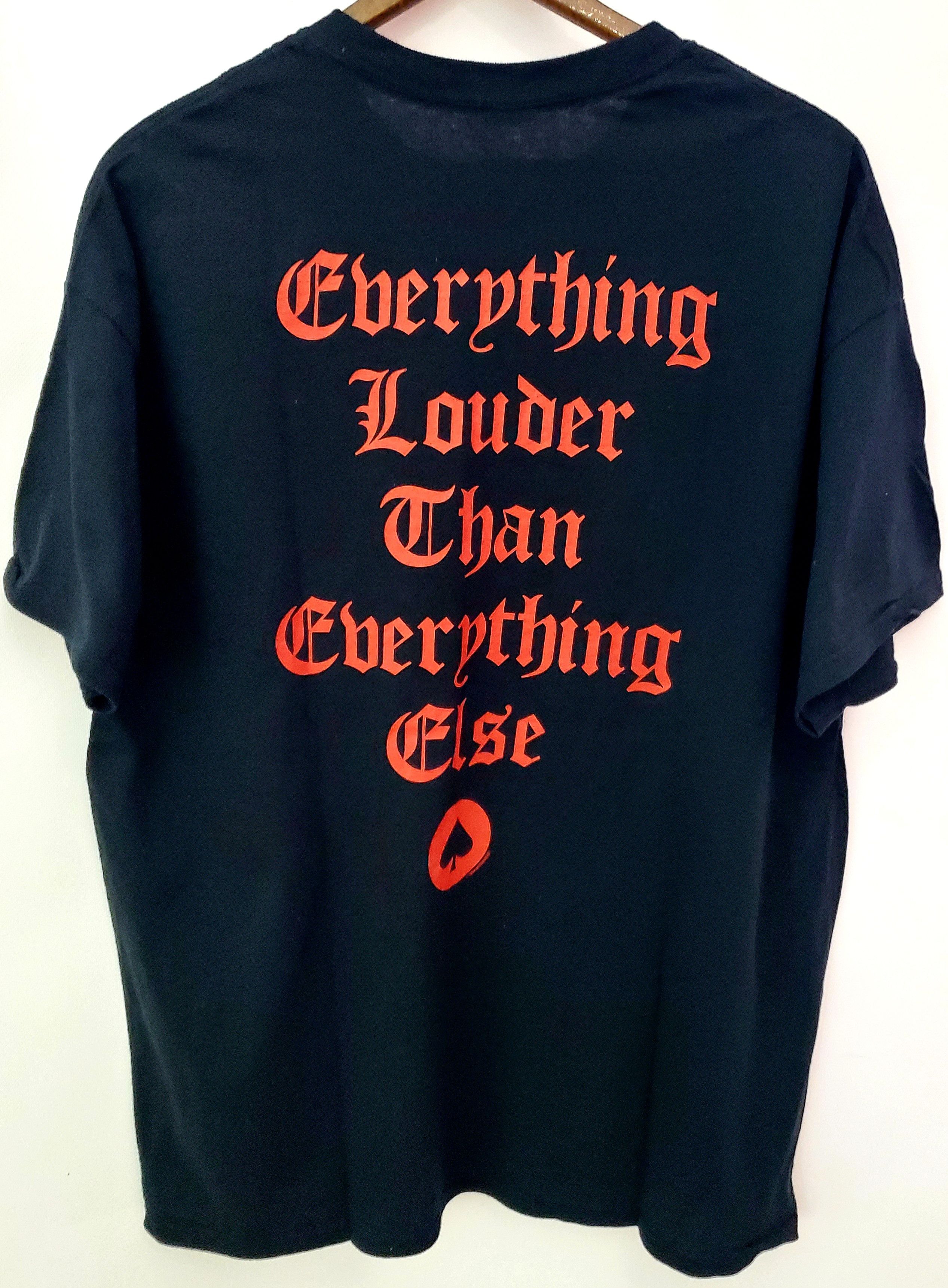 Band Tees × Vintage Vg Motorhead England Everything Louder Than Everything Else Size US XL / EU 56 / 4 - 2 Thumbnail