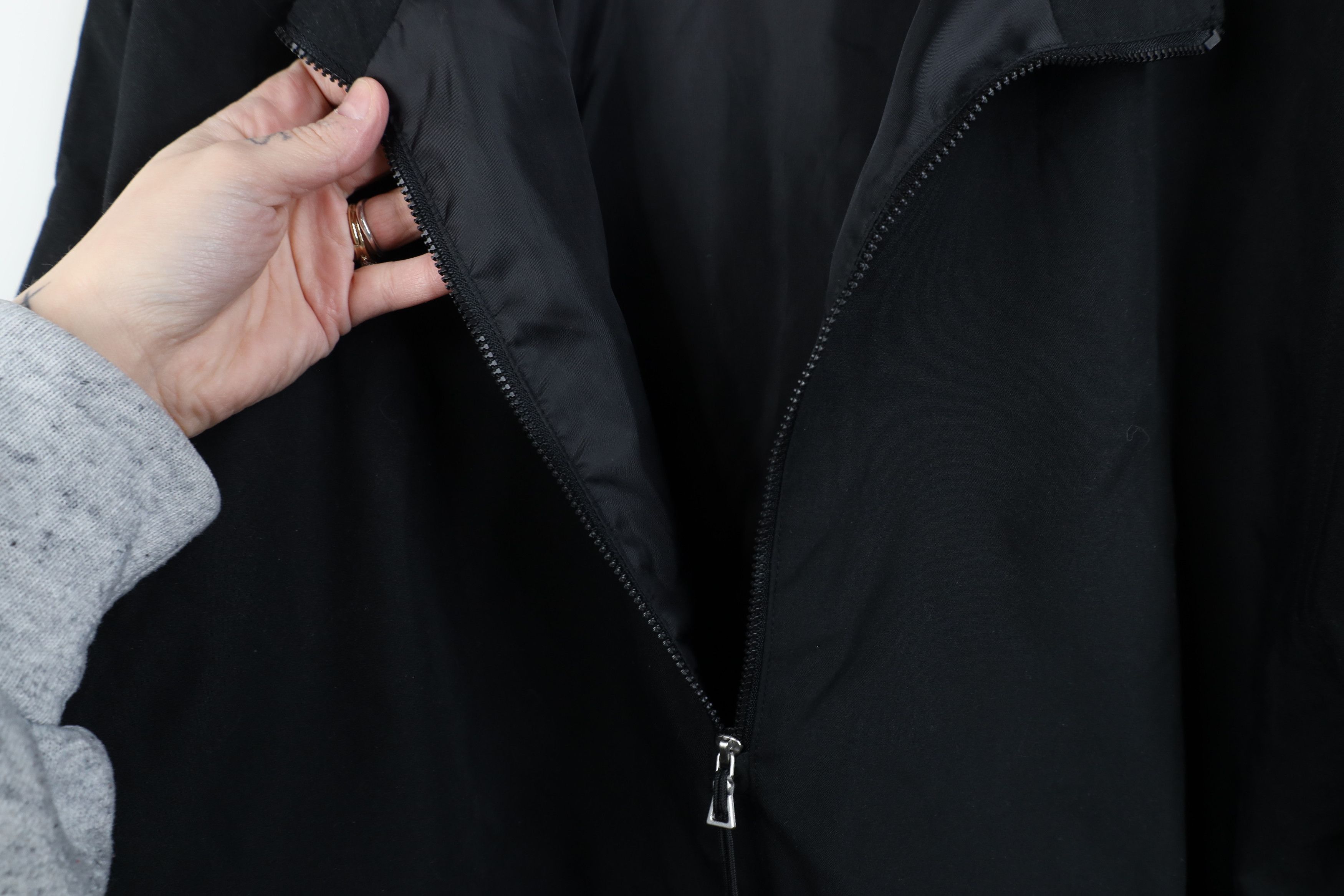 Vintage Vintage Sweets Short Sleeve Half Zip Rain Jacket Coat Black Size US L / EU 52-54 / 3 - 7 Thumbnail