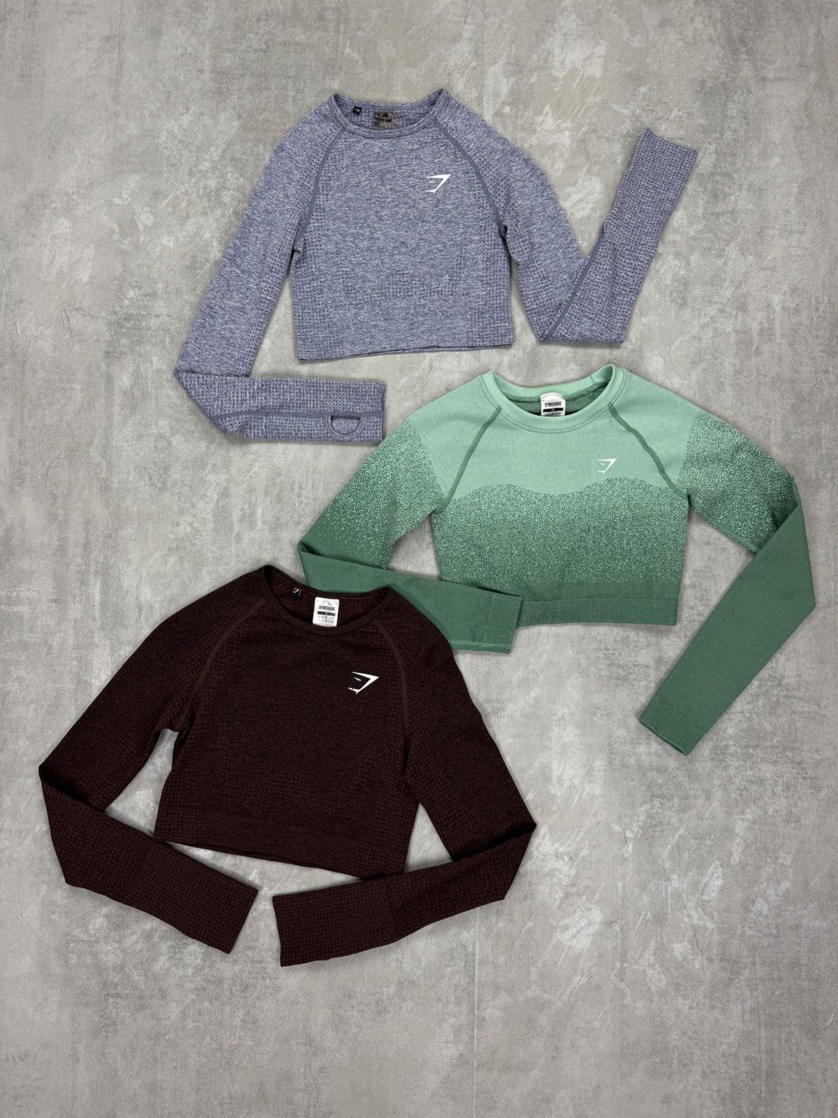 Gymshark Gymshark Womens Crop Top Long Sleeve Sets 3 items Size S-XS Size S / US 4 / IT 40 - 3 Thumbnail