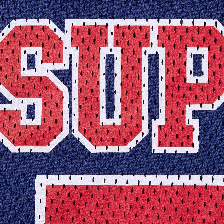 Supreme Spiderweb Football Jersey Navy XL | eBay