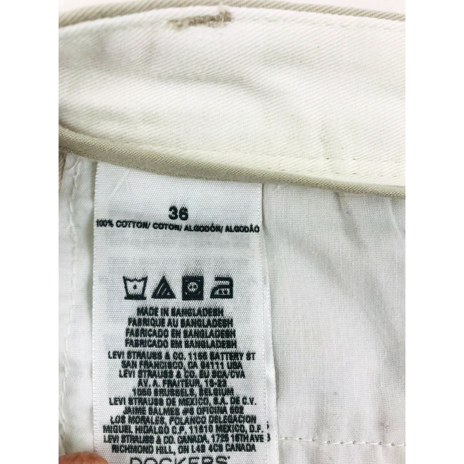 Dockers DOCKERS Shorts Men 36 Solid Tan Pleated Front Buttoned Pockets Chino Size US 38 / EU 54 - 6 Thumbnail
