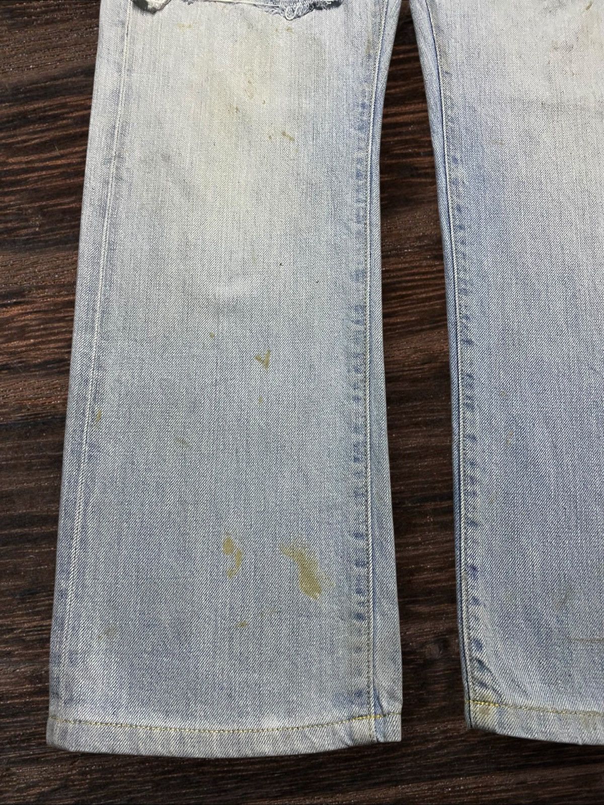 Japanese Brand Vintage Japanese Brand Uniqlo Light Wash Distressed Loose Size US 34 / EU 50 - 9 Thumbnail