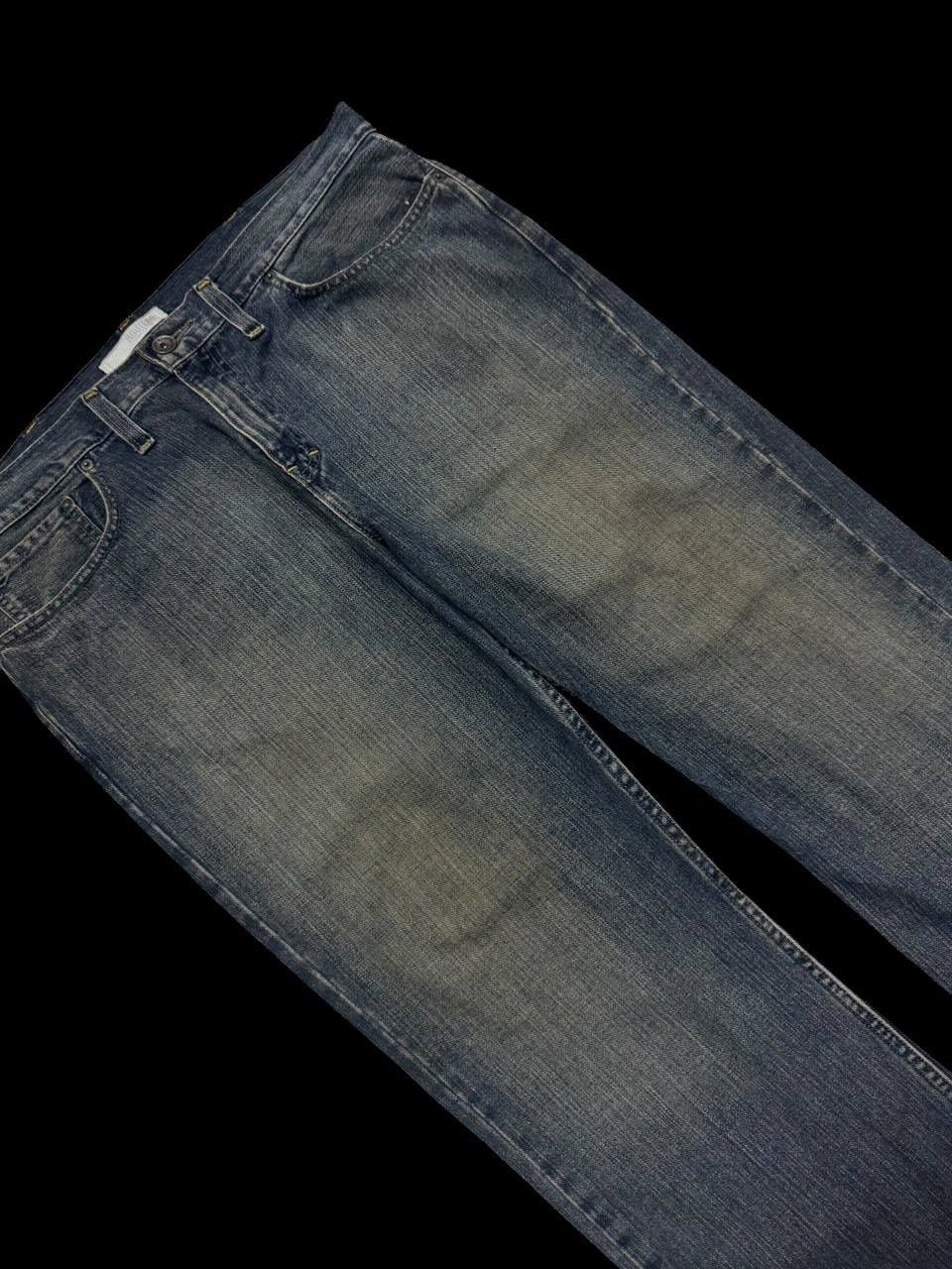 Japanese Brand Waist-36 FLARE 90s Style Route Rusty Mudwash Sick Jeans Size US 36 / EU 52 - 6 Thumbnail