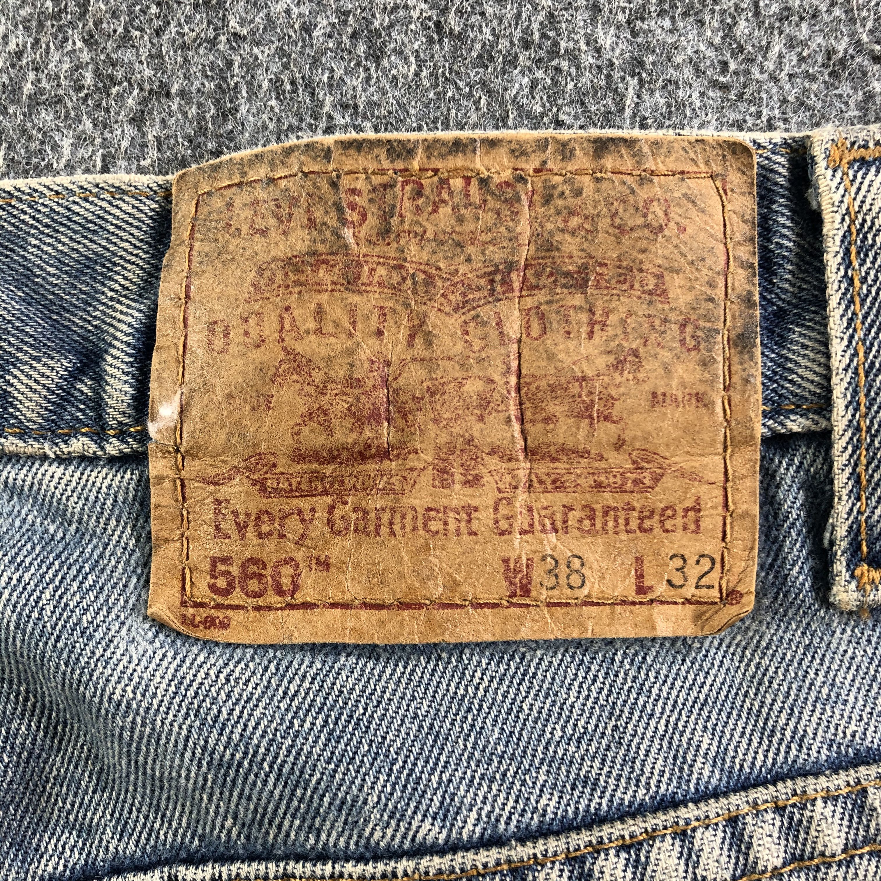 Levi's Vintage 90s Levis 560 Jeans-J3508 Size US 39 - 5 Thumbnail
