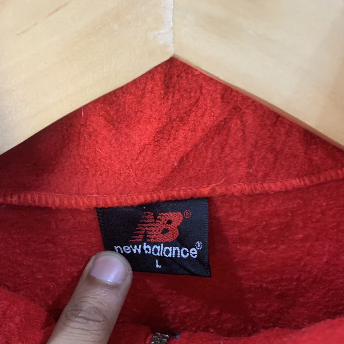 New Balance × Vintage Rare Design New Balance Fleece Size US L / EU 52-54 / 3 - 4 Thumbnail