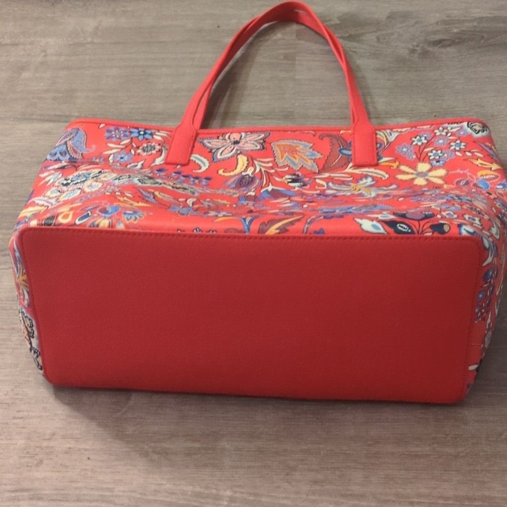 Talbots Talbot's Lovely Floral Print Tote Size ONE SIZE - 4 Thumbnail