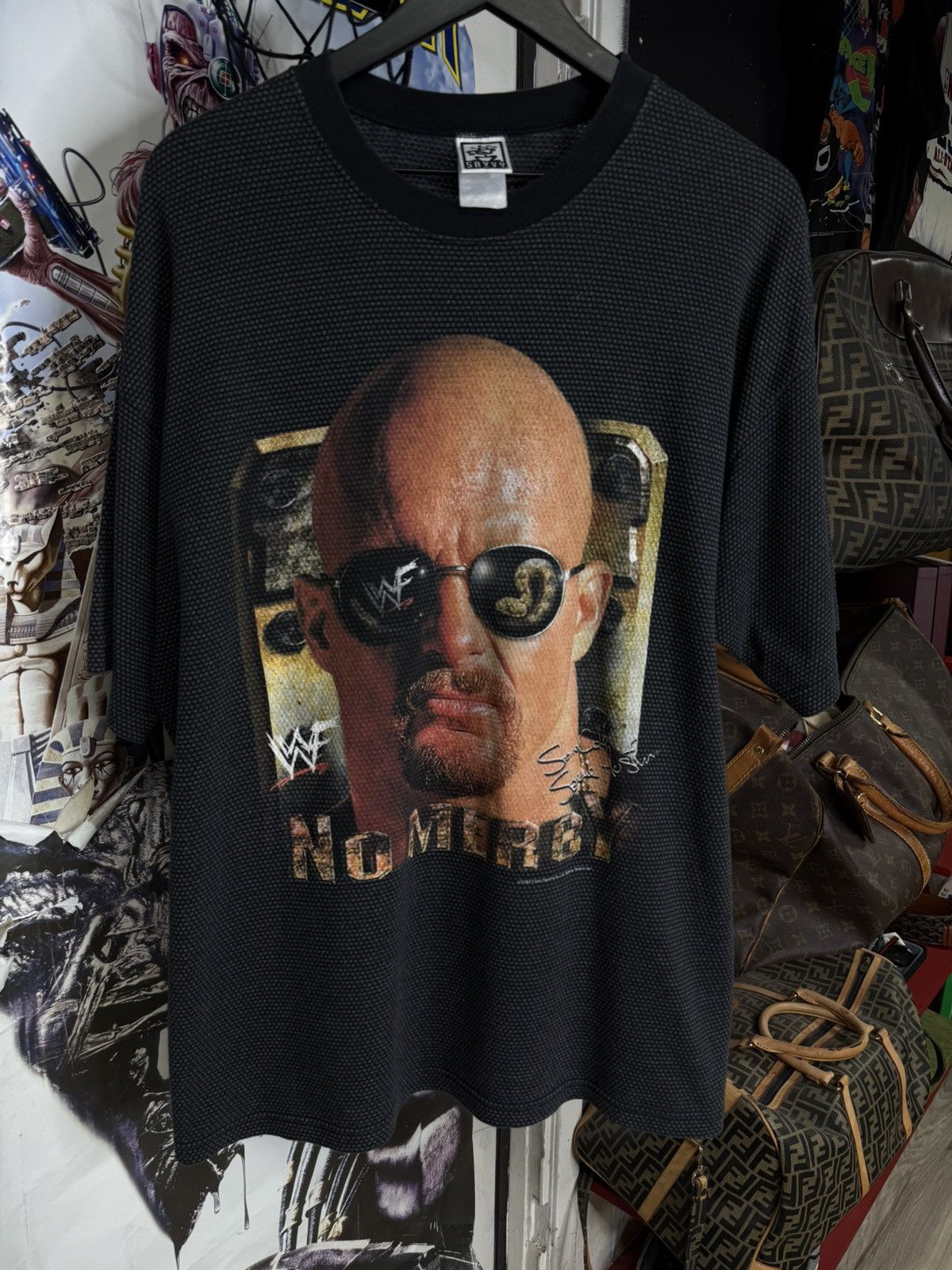 Vintage Vintage 90’s WWF Stone Cold Wrestling Tee Shirt XLarge Size US XL / EU 56 / 4 - 1 Thumbnail